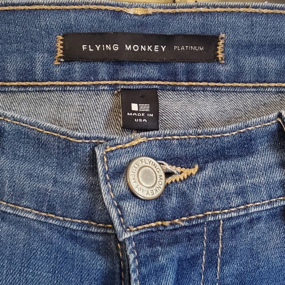 HOST PICK ~ FLYING MONKEY DISTRESSED SKINNY JEANS - Picture 5 of 10